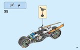 Building Instructions - LEGO - NINJAGO - 70639 - Street Race of Snake Jaguar: Page 33