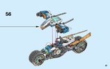 Building Instructions - LEGO - NINJAGO - 70639 - Street Race of Snake Jaguar: Page 47