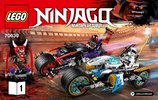 Building Instructions - LEGO - NINJAGO - 70639 - Street Race of Snake Jaguar: Page 1