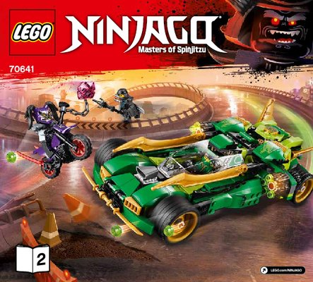 Building Instructions - LEGO - NINJAGO - 70641 - Ninja Nightcrawler: Page 1