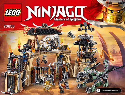 Building Instructions - LEGO - 70655 - Dragon Pit: Page 1