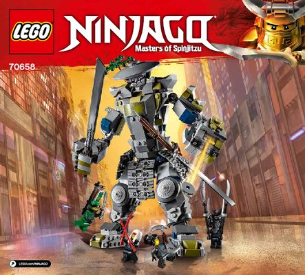 Building Instructions - LEGO - 70658 - Oni Titan: Page 1