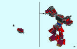 Building Instructions - LEGO - 70665 - The Samurai Mech: Page 33