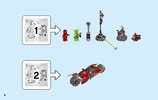 Building Instructions - LEGO - 70667 - Kai's Blade Cycle & Zane's Snowmobile: Page 4