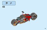 Building Instructions - LEGO - 70667 - Kai's Blade Cycle & Zane's Snowmobile: Page 57