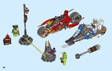 Building Instructions - LEGO - 70667 - Kai's Blade Cycle & Zane's Snowmobile: Page 46