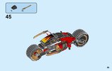 Building Instructions - LEGO - 70667 - Kai's Blade Cycle & Zane's Snowmobile: Page 59