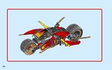 Building Instructions - LEGO - 70667 - Kai's Blade Cycle & Zane's Snowmobile: Page 74