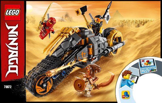 Building Instructions - LEGO - 70672 - Cole's Dirt Bike: Page 1