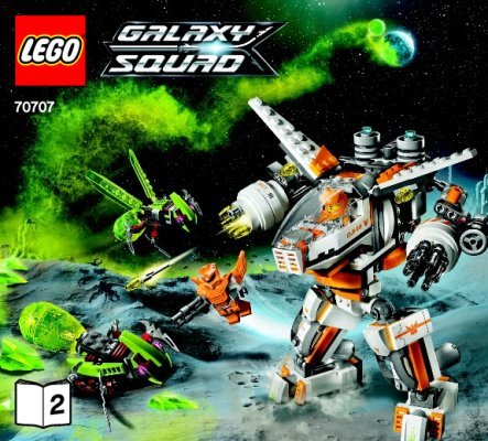 Building Instructions - LEGO - 70707 - CLS-89 Eradicator Mech: Page 1