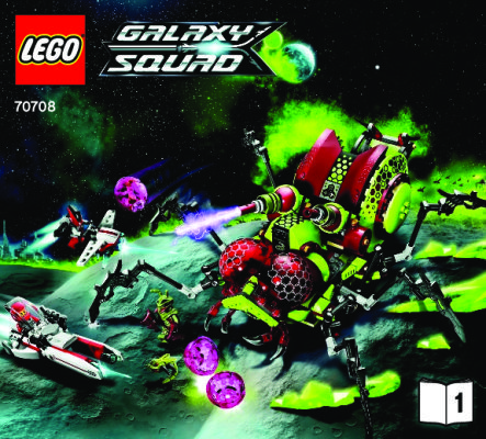 Building Instructions - LEGO - 70708 - Hive Crawler: Page 1