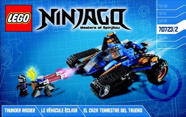 Lego 70723 ninjago online thunder raider