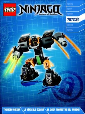 Building Instructions - LEGO - NINJAGO - 70723 - Thunder Raider: Page 1