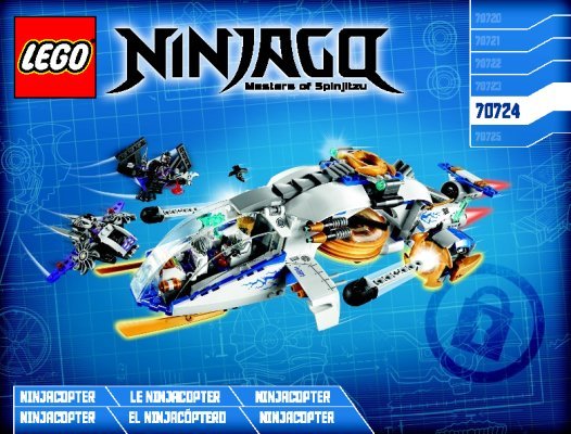 Building Instructions - LEGO - NINJAGO - 70724 - NinjaCopter: Page 1