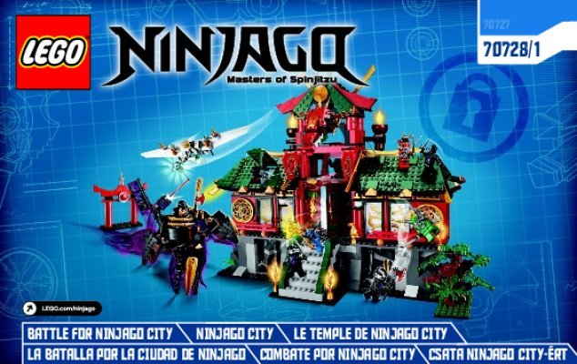 Lego ninjago 70728 instructions new arrivals