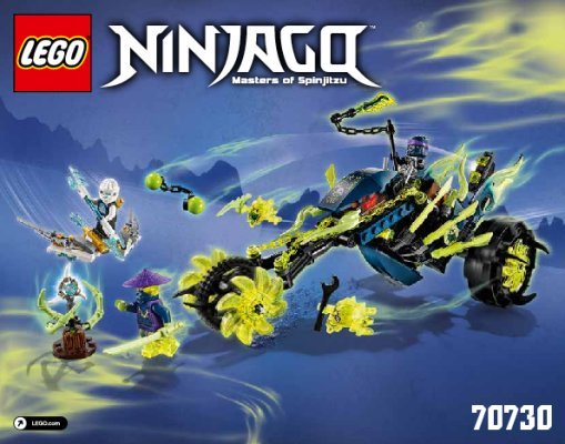 Building Instructions - LEGO - NINJAGO - 70730 - Chain Cycle Ambush: Page 1