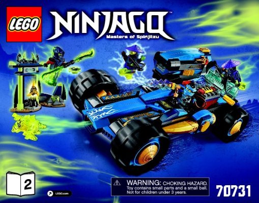 Building Instructions - LEGO - NINJAGO - 70731 - Jay Walker One: Page 1