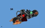 Building Instructions - LEGO - NINJAGO - 70733 - Blaster Bike: Page 44