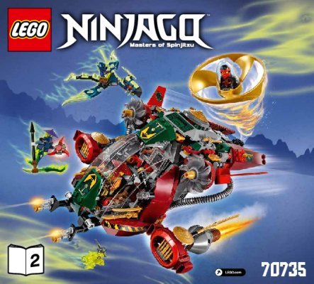 Building Instructions - LEGO - NINJAGO - 70735 - Ronin R.E.X.: Page 1