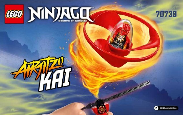 Building Instructions - LEGO - NINJAGO - 70739 - Airjitzu Kai Flyer: Page 1