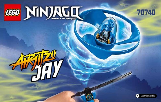 Building Instructions - LEGO - NINJAGO - 70740 - Airjitzu Jay Flyer: Page 1