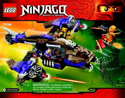 Building Instructions - LEGO - NINJAGO - 70746 - Condrai Copter Attack: Page 1