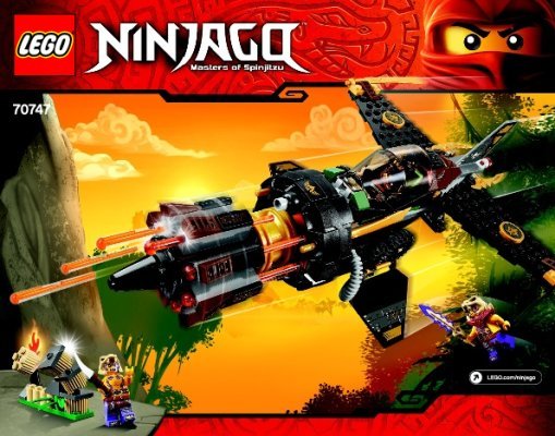 Building Instructions - LEGO - NINJAGO - 70747 - Boulder Blaster: Page 1