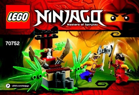 Building Instructions - LEGO - NINJAGO - 70752 - Jungle Trap: Page 1