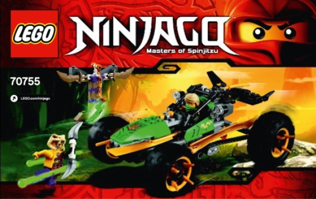 Building Instructions - LEGO - NINJAGO - 70755 - Jungle Raider: Page 1