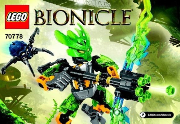 Building Instructions - LEGO - BIONICLE - 70778 - Protector of Jungle: Page 1