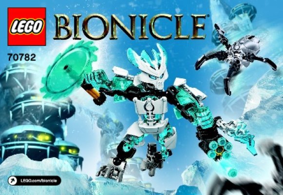 Building Instructions - LEGO - BIONICLE - 70782 - Protector of Ice: Page 1