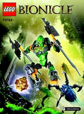 Building Instructions - LEGO - BIONICLE - 70784 - Lewa – Master of Jungle: Page 1