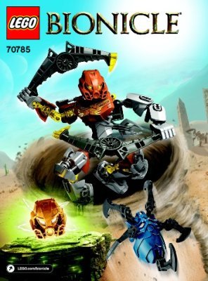 Building Instructions - LEGO - BIONICLE - 70785 - Pohatu – Master of Stone: Page 1