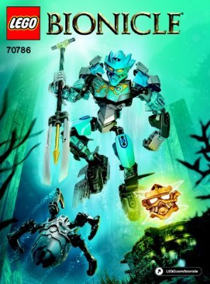 Building Instructions - LEGO - BIONICLE - 70786 - Gali – Master of Water: Page 1