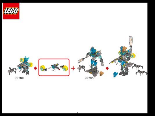 Building Instructions - LEGO - BIONICLE - 70786 - Gali – Master of Water: Page 1