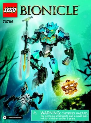 Building Instructions - LEGO - BIONICLE - 70786 - Gali – Master of Water: Page 1