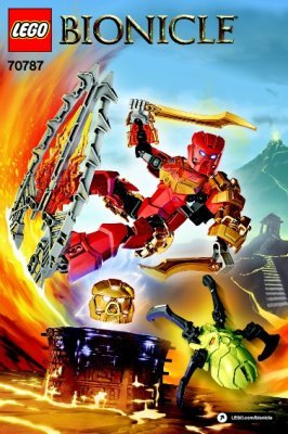 Building Instructions - LEGO - BIONICLE - 70787 - Tahu - Master of Fire: Page 1