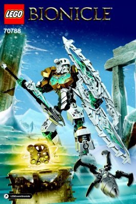 Building Instructions - LEGO - BIONICLE - 70788 - Kopaka – Master of Ice: Page 1