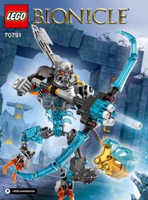 Building Instructions - LEGO - BIONICLE - 70791 - Skull Warrior: Page 1