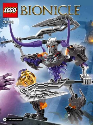 Building Instructions - LEGO - BIONICLE - 70793 - Skull Basher: Page 1