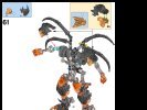 Building Instructions - LEGO - BIONICLE - 70794 - Skull Scorpio: Page 46