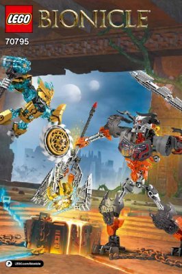 Building Instructions - LEGO - BIONICLE - 70795 - Mask Maker vs. Skull Grinder: Page 1