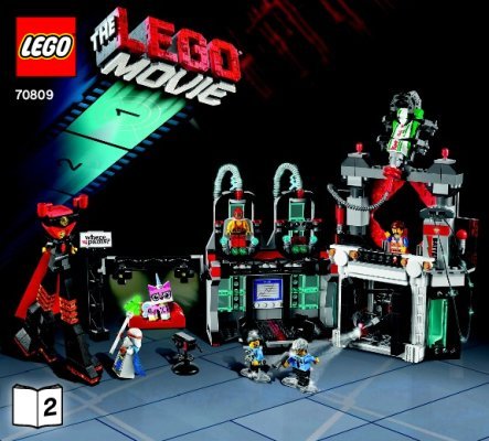 Building Instructions - LEGO - THE LEGO MOVIE - 70809 - Lord Business' Evil Lair: Page 1