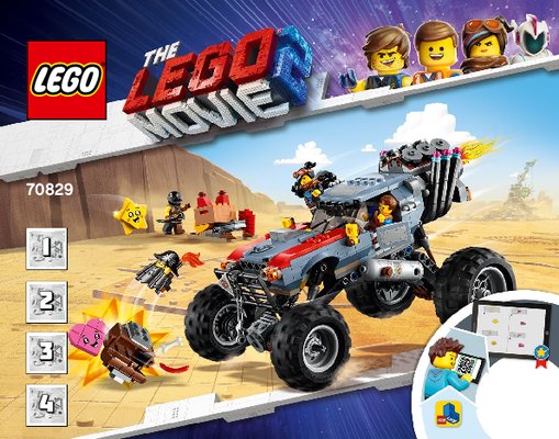 Building Instructions - LEGO - 70829 - Emmet and Lucy's Escape Buggy!: Page 1