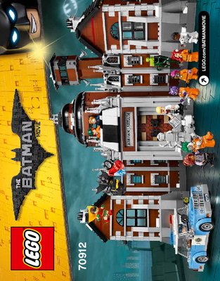 Building Instructions - LEGO - THE LEGO BATMAN MOVIE - 70912 - Arkham Asylum: Page 1