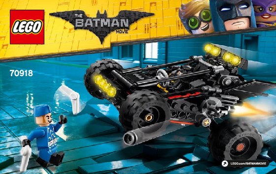 Building Instructions - LEGO - THE LEGO BATMAN MOVIE - 70918 - The Bat-Dune Buggy: Page 1