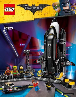 Building Instructions - LEGO - THE LEGO BATMAN MOVIE - 70923 - The Bat-Space Shuttle: Page 1