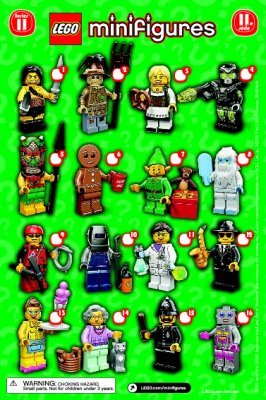 Building Instructions - LEGO - Minifigures - 71002 - LEGO® Minifigures, Series 11: Page 1