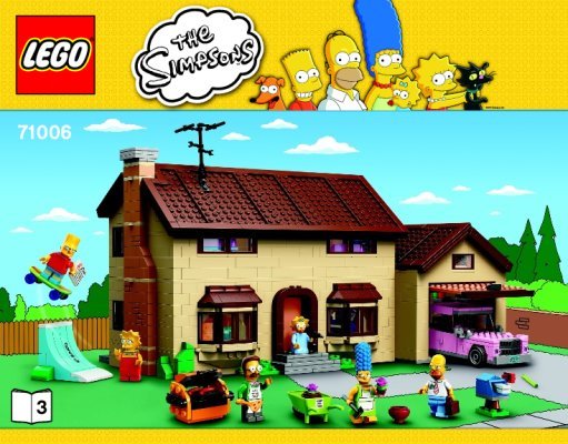 Building Instructions - LEGO - The Simpsons - 71006 - The Simpsons™ House: Page 1