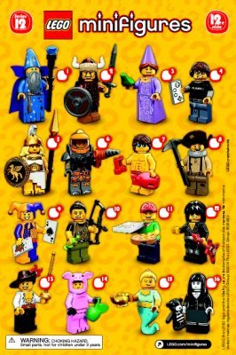 Building Instructions - LEGO - Minifigures - 71007 - LEGO® Minifigures, Series 12: Page 1